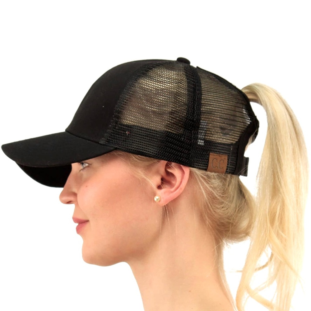 Women’s Baseball hat for high pony tails